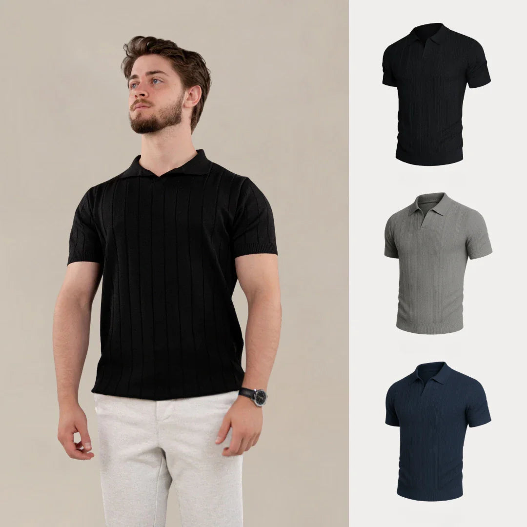 Kaufen Sie 1, erhalten Sie 3 – Premium Edition Strukturierte T-Shirts Set