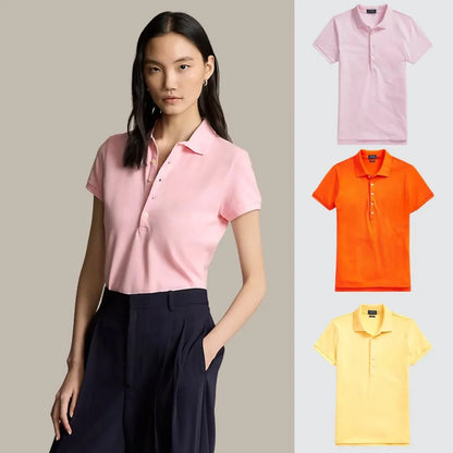 Kaufen Sie 1, erhalten Sie 3! Polo-Shirt-Set aus Piqué-Baumwolle